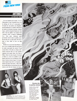 Antonio Lopez 1982 Antonio's Girls Book, Back: Jean-Remy Daumas