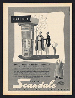 Scandale 1954 Colonne Morris, Jean Jacquelin
