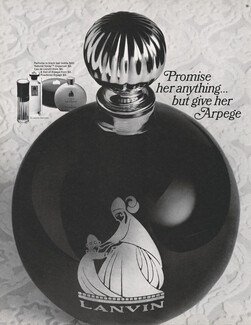Lanvin (Perfumes) 1966 Arpège, Promise her anything...
