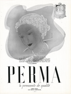 Perma (Hair Care) 1936 La Permanente de Qualité