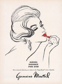 Germaine Monteil (Cosmetics) 1962 Lipstick, Signed Meriro