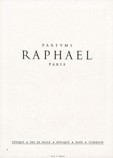 Raphaël (Perfumes) 1947