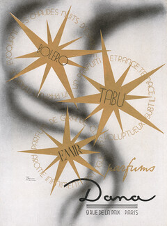 Dana (Perfumes) 1947 Bolero, Tabu, Emir, Facon-Marrec