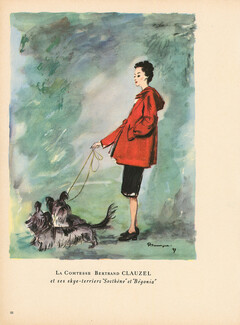 Pierre Mourgue 1947 Comtesse Bertrand Clauzel (Skye-Terriers)