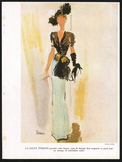 Lucien Lelong 1947 Evening Gown, Reinoso