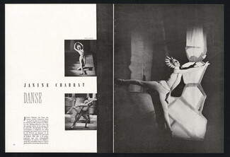 Janine Charrat — Danse 1947 Ballerina, Photo Lipnitzki