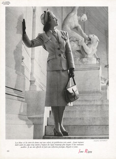 Jane Regny 1947 Tailleur, Photo Willy Maywald
