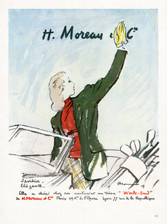 Moreau & Cie (Fabric) 1947 Golf, Pierre Mourgue
