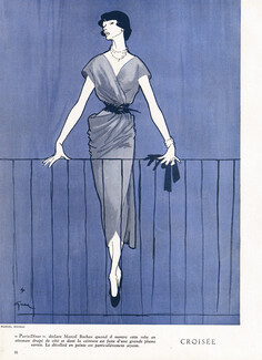 Marcel Rochas 1948 Croisée, René Gruau