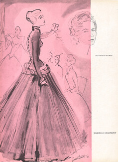 Marcelle Chaumont (Couture) 1948 Irwin Crosthwait