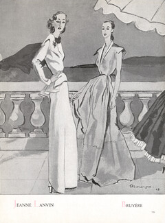 Jeanne Lanvin, Bruyère 1948 Pierre Mourgue