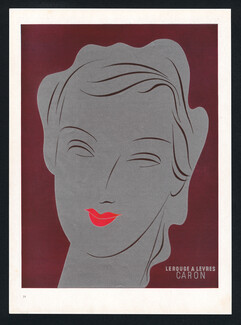 Caron 1948 Le Rouge à Lèvres, Lipstick, Silver ink