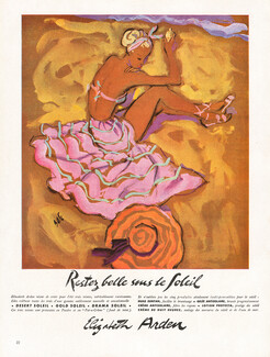 Elizabeth Arden 1948 Restez belle sous le soleil, Fernando Bosc
