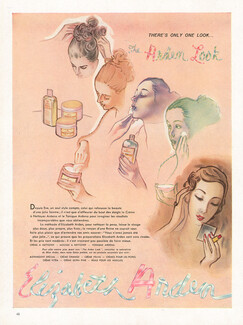 Elizabeth Arden 1948 There's only one look... The Arden Look