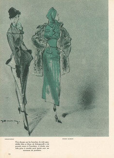 Schiaparelli & Pierre Balmain 1948 Jacques Demachy, Panther Coat