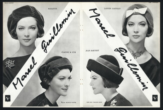 Marcel Guillemin (Fabric) 1961 Velours, Paulette, Claude Saint-Cyr, Lanvin-Castillo, Jean Barthet