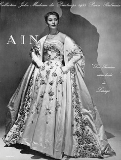 Pierre Balmain 1955 Lesage, Collection Jolie Madame, Photo Georges Saad