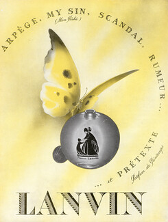 Lanvin (Perfumes) 1939 Butterfly, Arpège