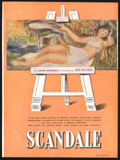 Scandale 1944 La Gaine Scandale à la manière de... Renoir, Montebello
