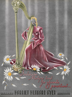 Harriet Hubbard Ayer 1944 Musicienne, Harpe