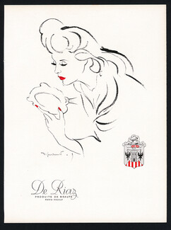 De Riaz 1944 Vignaud Lipstick