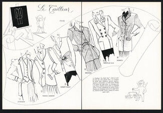 Le Tailleur par... 1944 O'Rossen, Marcel Dhorme, Robert Piguet, Bruyère, Marcelle Alix, Hermès, Raymond Bret-Koch