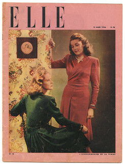 ELLE N°18 du 19 Mars 1946 Françoise Giroud, Canotiers