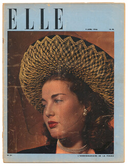 ELLE N°21 du 9 Avril 1946 Haute Couture Collections Balenciaga Paquin Grès, Ballet Roland Petit