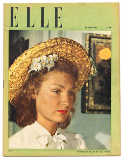 ELLE N°31 du 18 Juin 1946 Jacques Fath Lucien Lelong Pierre Balmain Hermès, Perugia