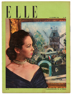 ELLE N°49 du 22 Octobre 1946 Lucien Lelong Jacques Fath