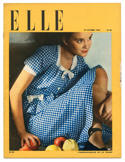 ELLE N°50 du 29 Octobre 1946 Marionnettes du Théâtre de Jacques Chesnay