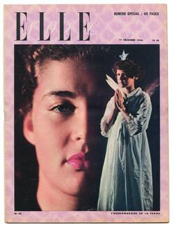 ELLE N°57 du 17 Décembre 1946 Noël Ethery Pagava Balmain Lelong Piguet Lanvin Rouff