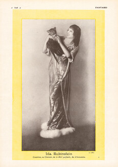 Ida Rubinstein 1913 Costume for La Mort Parfumée, Photo Otto