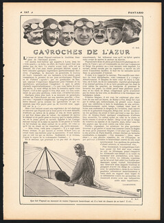 Gavroches de l'Azur 1913 Pégoud, Blériot, Védrines... Pilotes