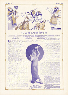 L'Anathème, 1914 - Kuhn-Régnier, Mlle Hugard Danses de Salomé, Text by Pierre La Mazière