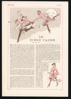 Le Vieux Faune, 1913 - Georges Koister, The Old Faun, Text by Gabriel Volland, 2 pages