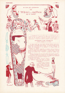 Momi...nettes Egypt 1913 Albert Gayet "Pourquoi l'on s'habille"