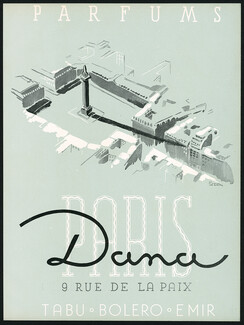 Dana (Perfumes) 1944 Place Vendôme, Rue De La Paix, Facon-Marrec