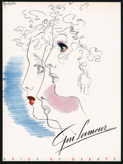 Gui Lamour (Cosmetics) 1944 Montebello, Lipstick, Making-up