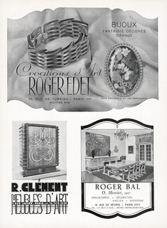 Roger Edet (Jewels) 1944 R. Clément, Roger Bal