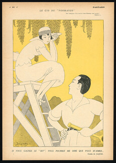 Le Cid du Normandy, 1920 - Jaques Lovers at the Normandy Hotel, Deauville, Tennis