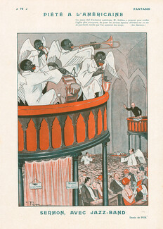 Pem 1925 Sermon with Jazz-Band, Church The American Way