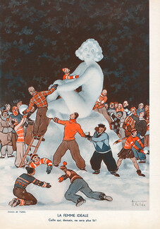 Armand Vallée 1933 La Femme Idéale, Snow Woman