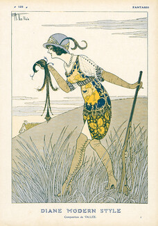 Diane Modern Style, 1912 - Armand Vallée Huntress