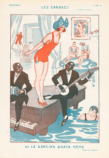 Les Enragés — ou Le Dancing Quand Même, 1924 - Jaques Swimmer Bathing Beauty, Jazz Music