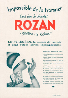 Rozan (Chocolates) 1931 Le Pyrénéen