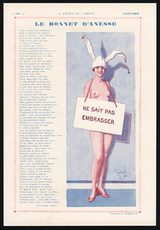 Henry Gerbault 1928 Dunce Cap, Doesn't know how to kiss !
