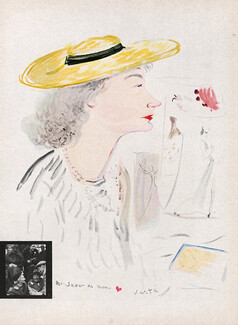 Carmel Snow, 1961 - Marcel Vertès Carmel Snow Portrait, Complete Article Designed by Alexey Brodovitch, 7 pages