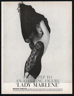 Lady Marlene (Lingerie) 1961 Bare Back Corselette