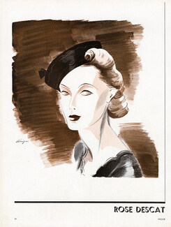 Rose Descat (Millinery) 1937 Leon Benigni